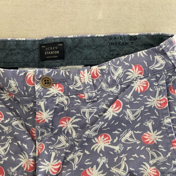 J. Crew Stanton Patterned Shorts - Picture 2 of 3